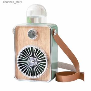 Elektrische Fans koelventilator 3-in-1 hangende nek mini koeler draagbare koeling oplaadbare blade koeler luchtbevochtiger USB fanY240320