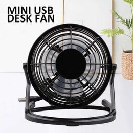 Elektrische fans DC 5V Mini USB Cooler Desk Fan 180 Degree roteerbare fan Summer Fashion Portable Desktop Cooling -fans voor notebook laptop computer