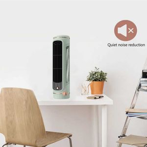 Elektrische ventilatoren Desktop Torenventilator 1200mAh Bladeless Desktop Airconditioning Fan Draagbare Mute Fans Luchtkoeler voor Woonkamer Slaapkamer