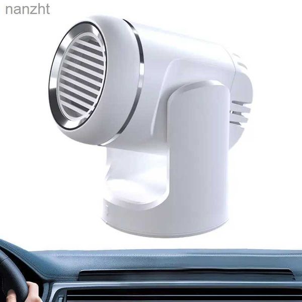 Ventilateurs électriques Chauffage de voiture électrique 150W / 200W Sécheuse électrique portable avec capot de vent pour désodorisation et purification d'air 2 en 1 pour chauffage rapide et refroidissement