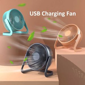 Elektrische fans Fan Mini USB Office Portable Fan Cooler Cooling Desktop Mute Fans Sile Universal voor auto Notebook Computer Student Fans T220924