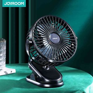 Ventilateurs électriques Joyroom Portable Mini Ventilateur USB Rechargeable Clip-on Ventilateur Électrique Silencieux pour La Maison Bébé Poussette Bureaux Table Ventilateurs De Refroidissement T220907