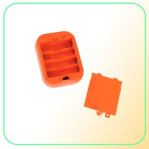 Elektrische ventilatoren Mini-ventilatorblazer voor mascottehoofd opblaasbaar kostuum 6V aangedreven 4xAA droge batterij Orange16871409