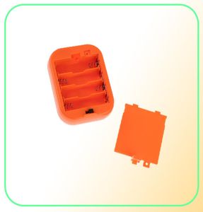 Elektrische ventilatoren Mini-ventilatorblazer voor mascottehoofd opblaasbaar kostuum 6V aangedreven 4xAA droge batterij Orange15156744