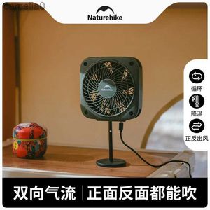 Elektrische ventilatoren Naturehike Outdoor Luchtcirculatieventilator Camping Tent Plafondventilator Indoor Kleine Desktop Elektrische FanC24319