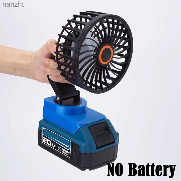 Ventilateurs électriques Fan de chantier d'atelier sans fil portable adapté au ventilateur de batterie au lithium-ion Hercules 20V