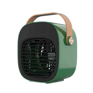 Elektrische fans draagbare mini airconditioner desktop ventilator koeler bevochtiger zuiveraar voor kamer kantoor huis woonkamer slaapkamer T220907