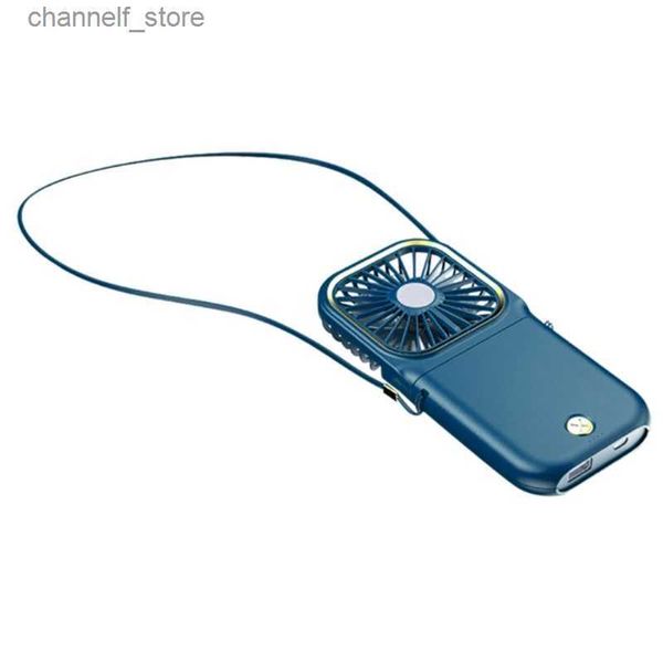 Ventilateurs électriques Mini ventilateur portable ventilateur de cou personnel ventilateur de poche à piles rechargeable USB adapté à une utilisation intérieure et extérieure Y240320