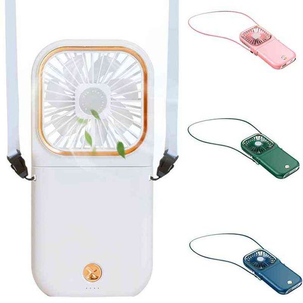 Ventilateurs électriques Mini ventilateur portable Ventilateur de cou personnel USB Ventilateur de poche à piles rechargeable pour intérieur et extérieur T220907