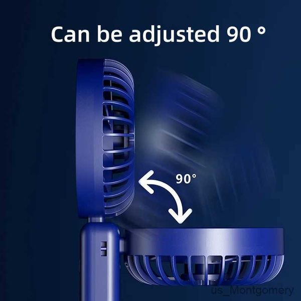 Ventilateurs électriques Mini fan avec un affichage LED USB Charge de charge multi-fonction ventilateur pour voyages en plein air