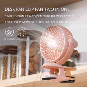 Ventilateurs électriques Portable USB Ventilateur rechargeable Mini Clip Climatisation portable USB Mini Vent Power Handheld Clip Fan Silencieux pour la maison Chambre T220907