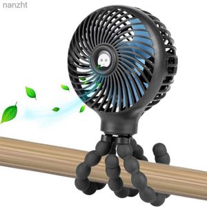Elektrische fans herstemt handheld ventilator oplaadbare USB borstelloze kleine vouwventilator mini ventilator stille tafel buiten koelige nek fanwx