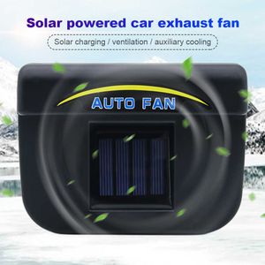 Elektrische ventilatoren Auto-ontluchter op zonne-energie Afzuigventilator 0,8 W Warmte-afzuigventilator Automatische vrachtwagenluchtcirculatie Mini-autoventilator voor sedan auto