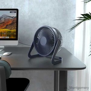 Ventilateurs électriques Summer Nouveau bureau USB Bureau de bureau mini ventilateur Air refroidissement Rotation Silent Portable Home Appliance Office Small High Quality Fan