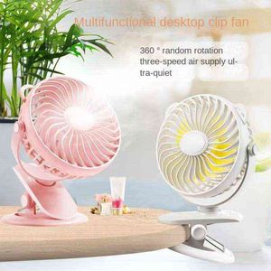 Ventilateurs électriques USB Clip Fans Mini Portable Rechargeable Handheld 360 Muet Clip Fan Poussette Clip Petit Ventilateur Mural de Refroidissement T220907