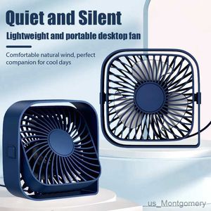 Electric Fans USB Desk Fan 360 Roteerbare kop Mini Tafel Elektrische ventilator Huiskantoor Room Desktopventilator Portable Air Cooler Strong Wind Ventilador