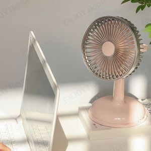 Ventilateurs électriques Vintage Portable Bureau Ventilateur USB Rechargeable 90 Réglable Silencieux Mini Circulateur Ventilateur De Refroidissement Climatiseur Maison Chambre Bureau