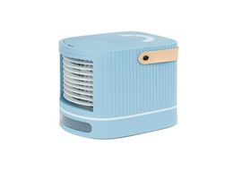 Ventiladores eléctricos YenVk Aire acondicionado Mini refrigerador Ventilador de escritorio USB recargable para viajes a casa y baño 9327244