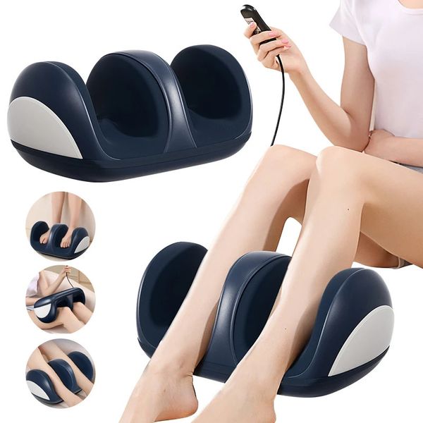 Masseur électrique de jambe de pied thérapie Shiatsu rouleau de pétrissage de jambe de mollet détendre les Muscles profonds soulagement de la douleur Foot240325