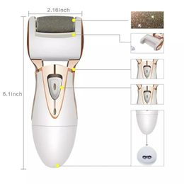 Peeler de pied électrique Peeler entier Lavage et machine à pédicure Machine de pédicure Rechargeable PEULLAGE DE PEULLAGE DE PEUR DES Callus de broyage