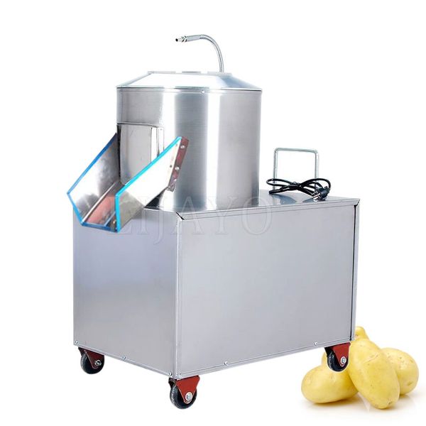 Éplucheur électrique automatique pour le lavage de la peau des fruits et légumes, 120-250 kg/h, Machine à éplucher les patates douces, les carottes et le gingembre