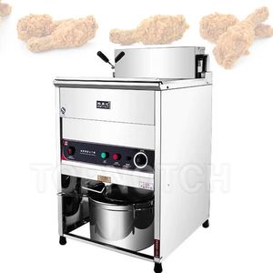 Elektrische Fryer Commerciële Verticale Automatische Thermostaat Multifunctionele Enkele Cilinder Hoge Capaciteit Fry Pan Fried Chicken Chop