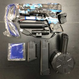 Bolas de agua de gel de gel eléctrico Bola de pistola Glk Glk Bola Airsoft Pistola Pistola de juego al aire libre para adultos lDren CS Go T230816