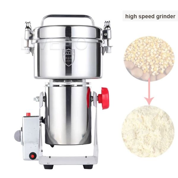 Broyeur à grains électrique 2500W, mélangeur de soja, broyeur de céréales, Machine de transformation des aliments commerciale