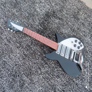 Elektrische gitaar 325, zwarte verf, aanpasbare, gitaarbox