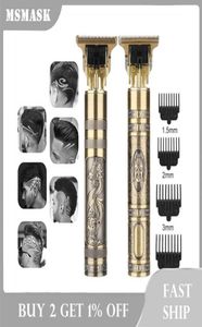Coiffe de cheveux électrique Clipper Trimmer pour les hommes Rasoir rasoir rechargeable 0 mm Machine à cheveux Barbe Tondeuse Barbe P2084624