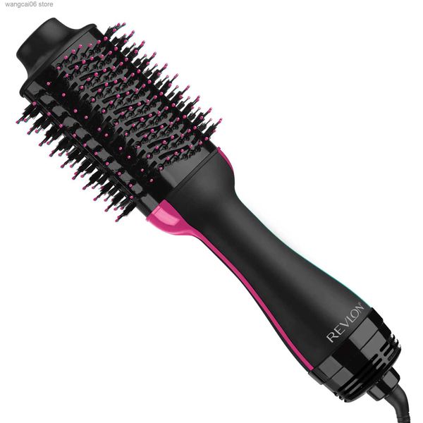 Sèche-cheveux électrique en une étape, volumateur, brosse à Air chaud, coup noir, T231216