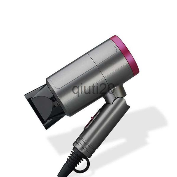 Sèche-cheveux électrique Portable Mini sèche-cheveux Pliable Anion Sèche-cheveux Métal Peinture en aérosol 1200W Multi-Fonctionnel Léger Cheveux Outils pour Voyage x0721