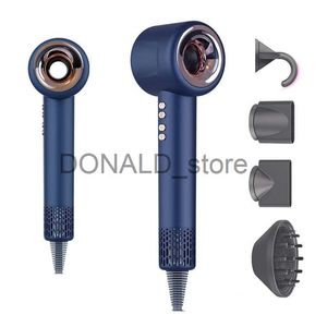 Secador de pelo eléctrico Secador de pelo profesional sin hojas Secador de pelo iónico negativo Secador de pelo frío y caliente Salón Peluquería Herramienta Soplador de pelo Secador eléctrico J240117