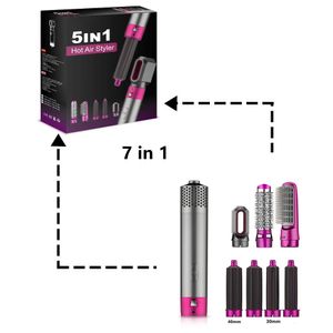 Elektrische Haardrogers Verzorging Styling Tools Producten Krultangen Elektrische Droger 5 In 1 Haren Kam Negatieve Ionen Stijltang Professionele Borstel Ionen Heteluchtborstel