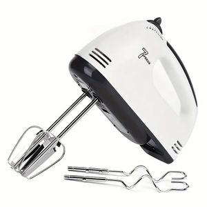 Elektrische handmixer, handbediende eierklopper met 7 snelheden Gardebreker, elektrische mixer, huishoudelijke apparaten roerder, elektrische voedselmixers, keukenkomhulp garde mixen