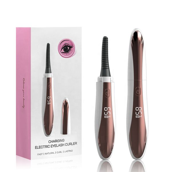 Recourbe-cils chauffant électrique Maquillage rechargeable Recourbe-cils Curling Cils Outils 24 heures Longue durée Cils Curl 220616