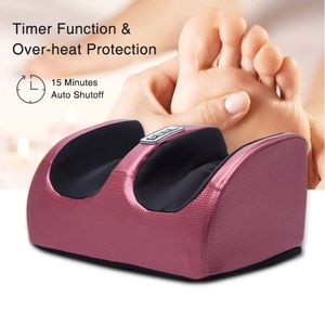 Le masseur de pieds chauffant électrique presse les pieds, la plante des mollets et les pieds, offrant un massage des pieds à domicile pour de belles jambes et pieds 240202