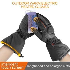 Gants chauffés électriques gants de batterie thermique alimentée étanche pour les hommes gants de ski snowboard pour les hommes d'hiver