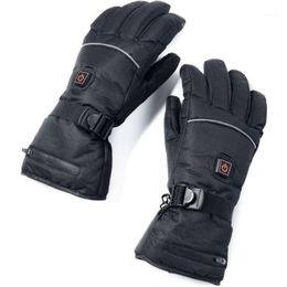Elektrische verwarmde handschoenen met temperatuurafstelling lithiumbatterijen Volledige vingerhandschoen voor skiën wandelen klimmen