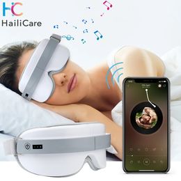 Chauffage électrique Bluetooth masseur oculaire lunettes compresser Instrument de Massage sans fil outils anti-Fatigue 240309