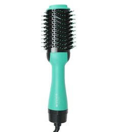 Peigne chauffant électrique lisseur cheveux bigoudi Salon professionnel une étape sec humide deux utilisation brosse sèche-cheveux 92875818297901