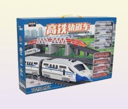 Electric High Speed Railway Harmony Track Train Toy garçon assemble bricolage Train à haute vitesse Set Enfant Enfants039 ANNIVERSAIRE CHROIT 3840615