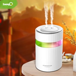 Humidificateur électrique diffuseur arôme essentiel huile humidificateur d'air USB ménage bureau brumisateur lumière LED 900 ml