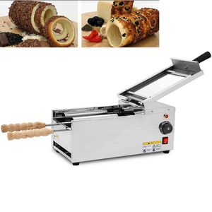 Elektrische Hongarije schoorsteenbroodrol bakmachine donut ijs kegelmaker Hongarije schoorsteencake grill oven