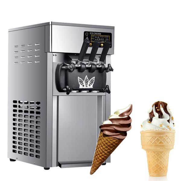 Máquina de helado eléctrico en venta fabricante de cone de acero inoxidable 110V 220V