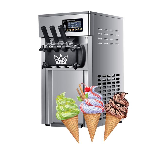 Machine à crème glacée électrique à vendre, fabricant de cônes de glace en acier inoxydable