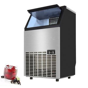 Elektrisch ijsmakende machine roestvrijstalen generator vloeibare vriezer voor restaurants coffeeshops Home Commercial Ice Maker