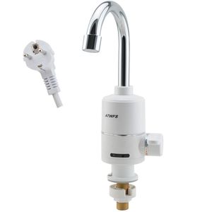 Chauffe-eau instantané électrique Robinet d'eau Cuisine sans réservoir Chauffe-eau instantané Robinet Chauffage Débit T200424