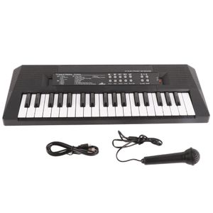 Elektrisch toetsenbord 37 toetsen Piano Kindermuziekinstrument Speelgoedmicrofoon Opnamefunctie 240124