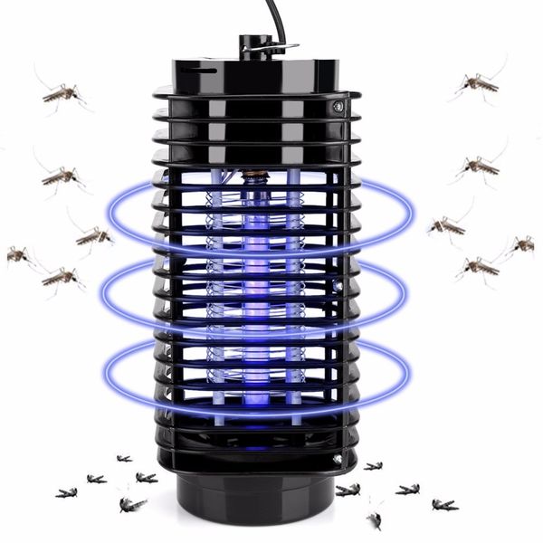 Electric Led Photocatalyst Fly Bug Insecto Asesino Trampa Lámpara Anti Mosquito Repelente Eu Us Plug C19041901